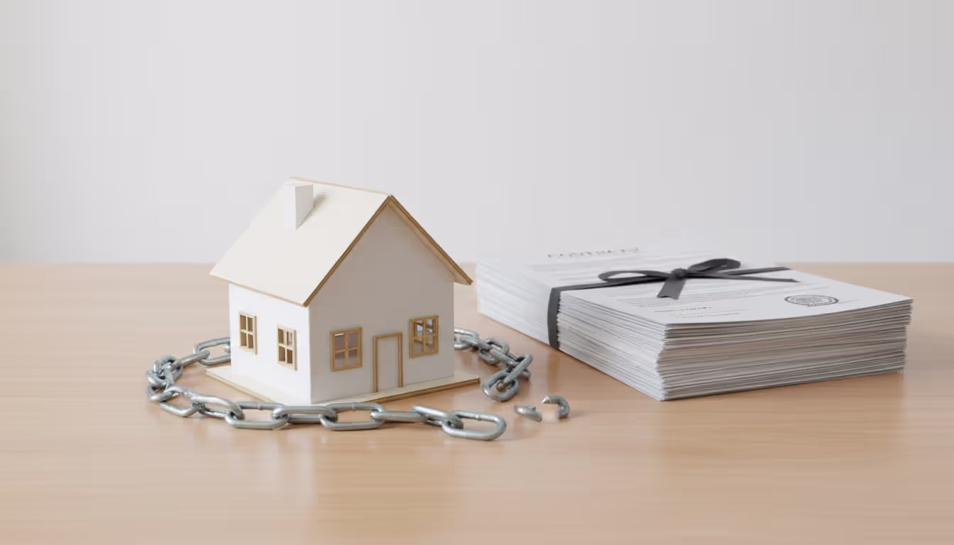 A hand in a business sleeve protectively covering a paycheck envelope on a desk while a blurred hand reaches from the other side unable to grab it symbolizing wage garnishment protection